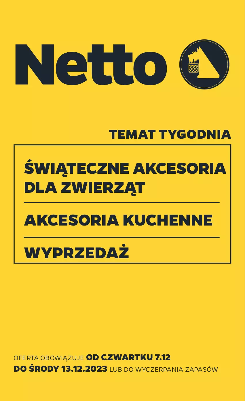 Gazetka promocyjna Netto - Akcesoria i dodatki - ważna 07.12 do 13.12.2023 - strona 1