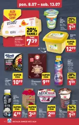 Gazetka promocyjna Aldi - Pełna oferta - Gazetka - ważna od 13.07 do 13.07.2024 - strona 10 - produkty: Jogurt naturalny, Ser, Zott, Jaja, Jogurt, Napój jogurtowy, Margaryna, Camembert, Bakoma, Müller, Deser, Flora, Grill, Napój, Kefir