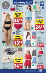Gazetka promocyjna Aldi - Pełna oferta - Gazetka - ważna od 13.07 do 13.07.2024 - strona 33 - produkty: Klapki, Szorty, Majtki, Biustonosz, Wełna, Moda, Tunika, Piżama, Fa