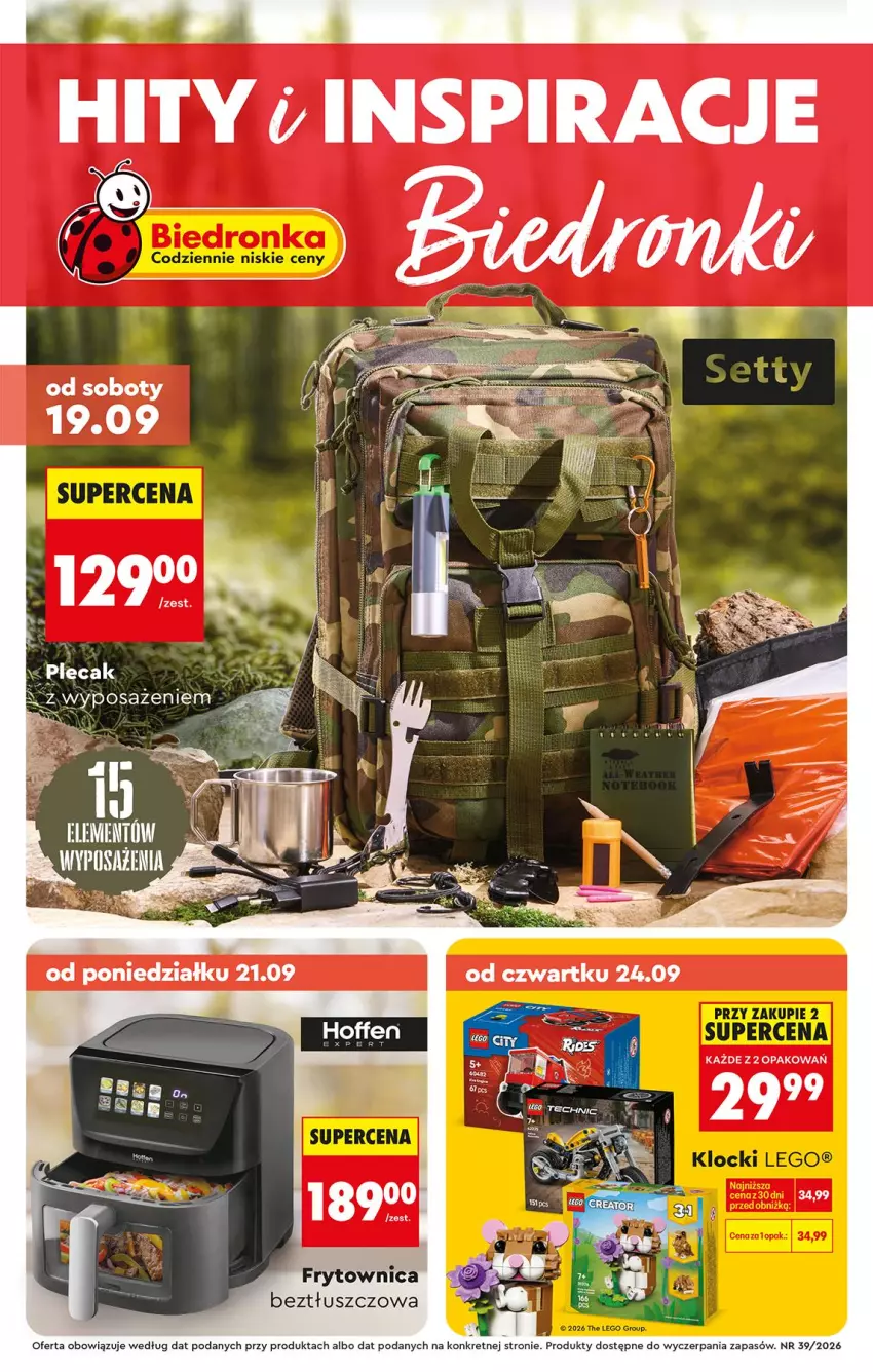 Gazetka promocyjna Biedronka - Okazje Tygodnia - ważna 19.09 do 03.10.2026 - strona 1 - produkty: Kret