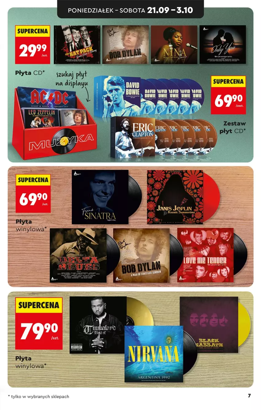 Gazetka promocyjna Biedronka - Okazje Tygodnia - ważna 19.09 do 03.10.2026 - strona 7 - produkty: Płyta