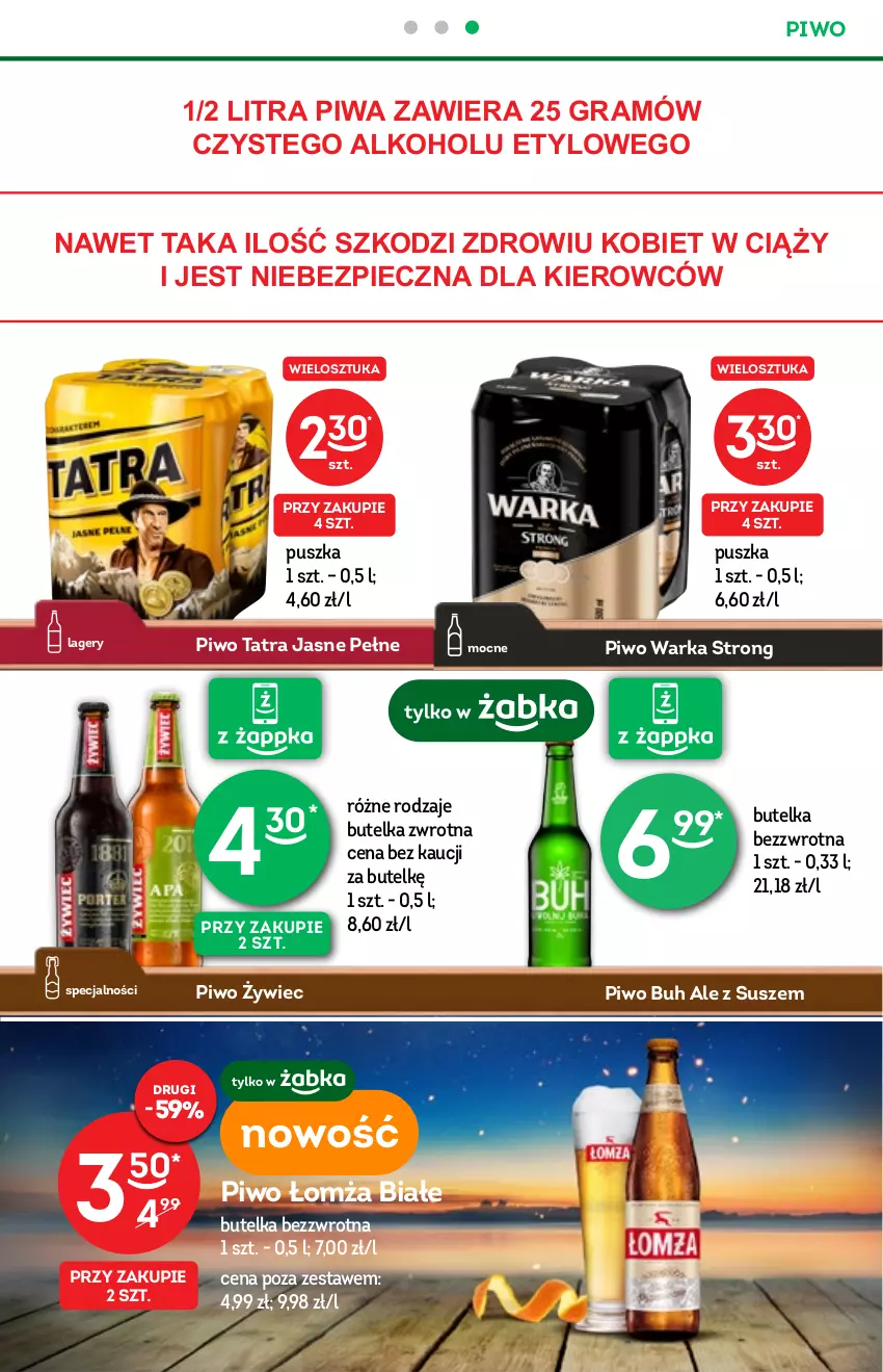Gazetka promocyjna Żabka - ważna 24.11 do 30.12.2021 - strona 10 - produkty: Gra, Piec, Piwa, Piwo, Tatra, Warka