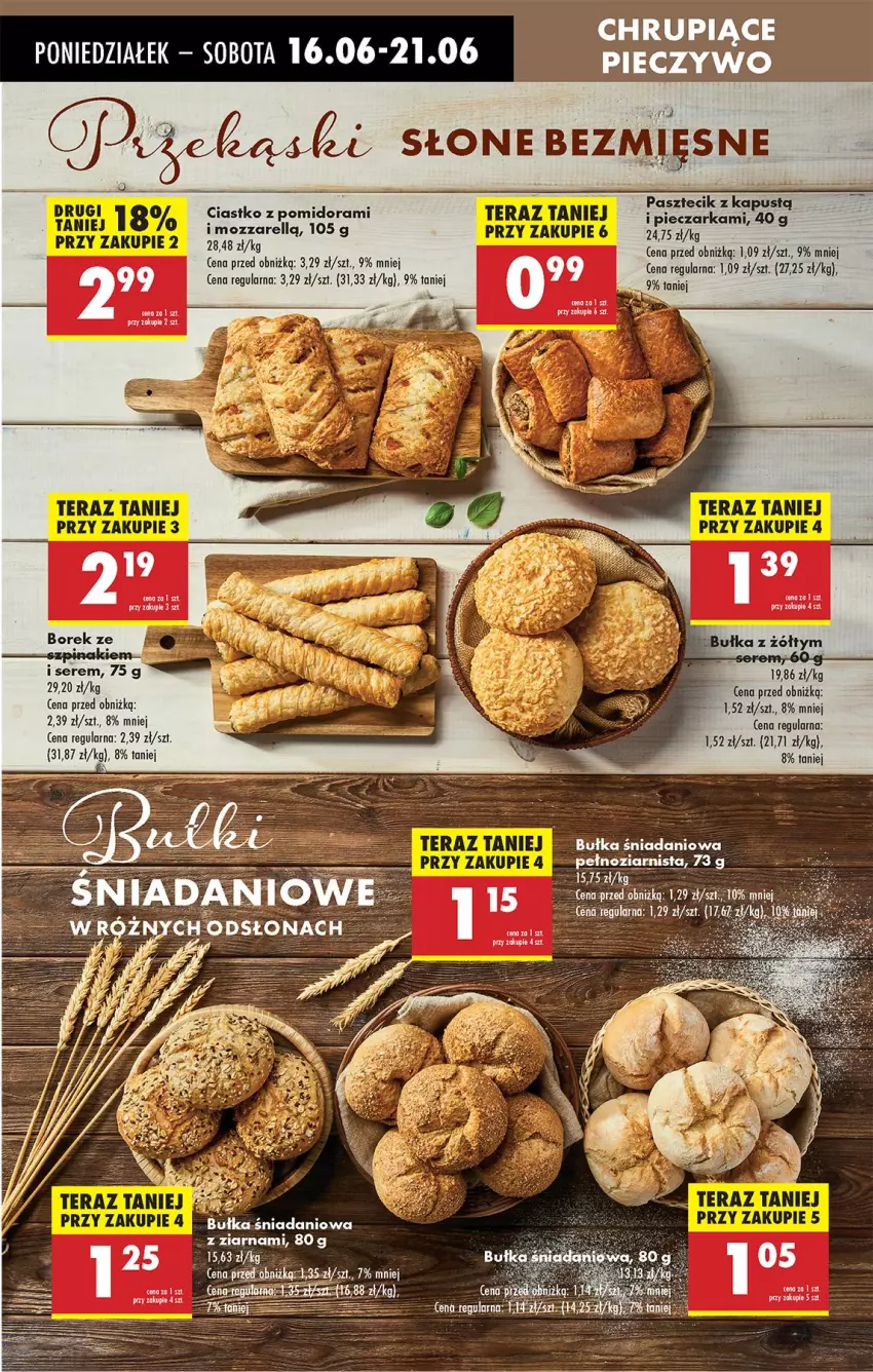 Gazetka promocyjna Biedronka - Od Poniedziałku - ważna 16.06 do 21.06.2025 - strona 37 - produkty: Bułka, Danio, Kapustą, Leon