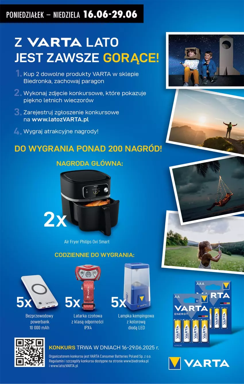 Gazetka promocyjna Biedronka - Od Poniedziałku - ważna 16.06 do 21.06.2025 - strona 65 - produkty: Gra, Por, Powerbank, Varta