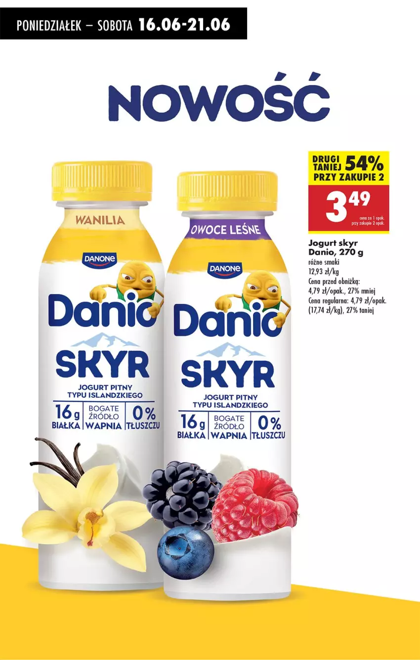 Gazetka promocyjna Biedronka - Od Poniedziałku - ważna 16.06 do 21.06.2025 - strona 75 - produkty: Danio, Isla, Jogurt, Jogurt pitny