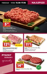 Gazetka promocyjna Biedronka - Od Poniedziałku - Gazetka - ważna od 21.06 do 21.06.2025 - strona 24 - produkty: Kurczak, Mięso mielone, Mięso mielone z łopatki wieprzowej, Tera, Burger, Boczek, Mięso, Boczek wieprzowy