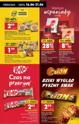 Gazetka promocyjna Biedronka - Od Poniedziałku - Gazetka - ważna od 21.06 do 21.06.2025 - strona 52 - produkty: Kit Kat, Kawa rozpuszczalna, Bulion, Kawa, Lion, Baton