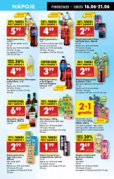 Gazetka promocyjna Biedronka - Od Poniedziałku - Gazetka - ważna od 21.06 do 21.06.2025 - strona 57 - produkty: Por, Mus, Gin, 7up, Napój energetyczny, Kaktus, Mirinda, Coca-Cola, Napoje, Lack, Pepsi, Tiger, Schweppes, Napój gazowany, Syrop, Fanta, Kubuś, Sprite, Syropy, Mango, Napój, Mięta, Herbapol, Fa