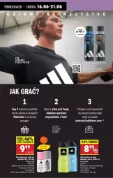 Gazetka promocyjna Biedronka - Od Poniedziałku - Gazetka - ważna od 21.06 do 21.06.2025 - strona 62 - produkty: Por, Koc, Gra, Dezodorant, Adidas, Dres, Sport, LG