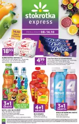 Gazetka promocyjna Stokrotka - Express - Gazetka - ważna od 14.10 do 14.10.2026 - strona 1 - produkty: Ciastka, Warzywa, Sok, Mus, Gra, Raffaello, Ferrero, Delicje, Owoce, Kubuś, Woda, Napój, Mięso, Fa