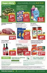 Gazetka promocyjna Stokrotka - Supermarket - Gazetka - ważna od 31.07 do 31.07.2024 - strona 34 - produkty: Piwa, Piwo, Lubella, Makaron, Sos, JBL, Gra, Telefon, Bell, Proszek do prania, Karkówka wieprzowa, Warka, Dres, Vizir, Silan, Płyn do płukania, Syrop, Bella, Kapsułki do prania, Grunt, Masło, Herbapol, HP