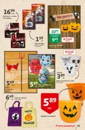 Gazetka promocyjna Auchan - Hiperoszczędzanie z kartą Skarbonka Hipermarkety - Gazetka - ważna od 13.10 do 13.10.2021 - strona 23 - produkty: Makijaż, Opaska, Cukier, Torba, Cukierki
