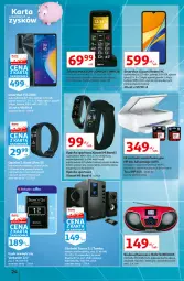 Gazetka promocyjna Auchan - Hiperoszczędzanie z kartą Skarbonka Hipermarkety - Gazetka - ważna od 13.10 do 13.10.2021 - strona 24 - produkty: Sos, Sok, Por, Amol, Opaska, Telefon, Radioodtwarzacz, Biurko, Tusz, Warka, Silan, Urządzenie wielofunkcyjne, Sport, Bateria, Manta, Smartfon, HP