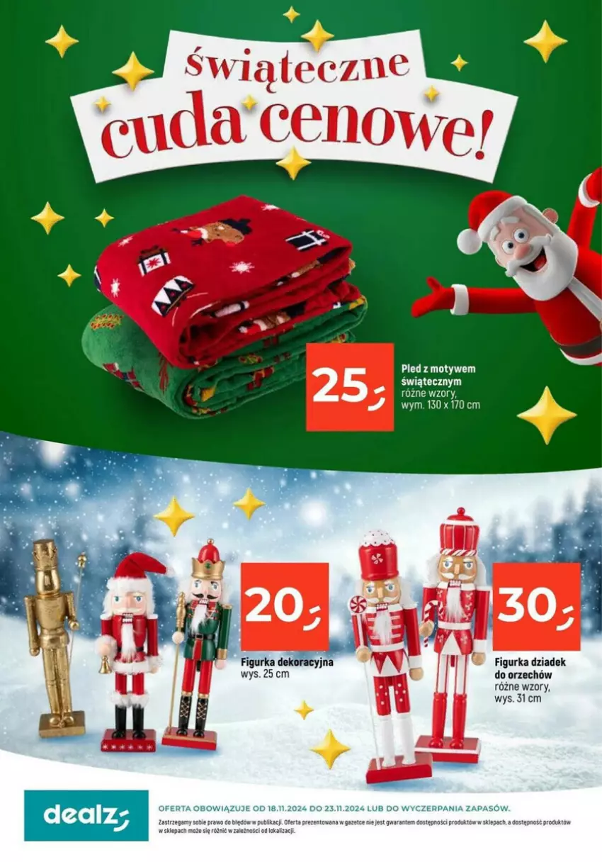 Gazetka promocyjna Dealz - ważna 18.11 do 23.11.2024 - strona 1 - produkty: Moda, Pled