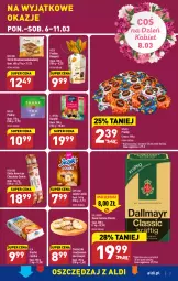 Gazetka promocyjna Aldi - Pełny katalog - Gazetka - ważna od 11.03 do 11.03.2023 - strona 7 - produkty: Goplana, Ciastka, Praliny, Jeżyki, Dallmayr, Kawa mielona, Kawa, Wawel, LANA, Ferrero, E. Wedel, Alcon, Milka, Baryłki