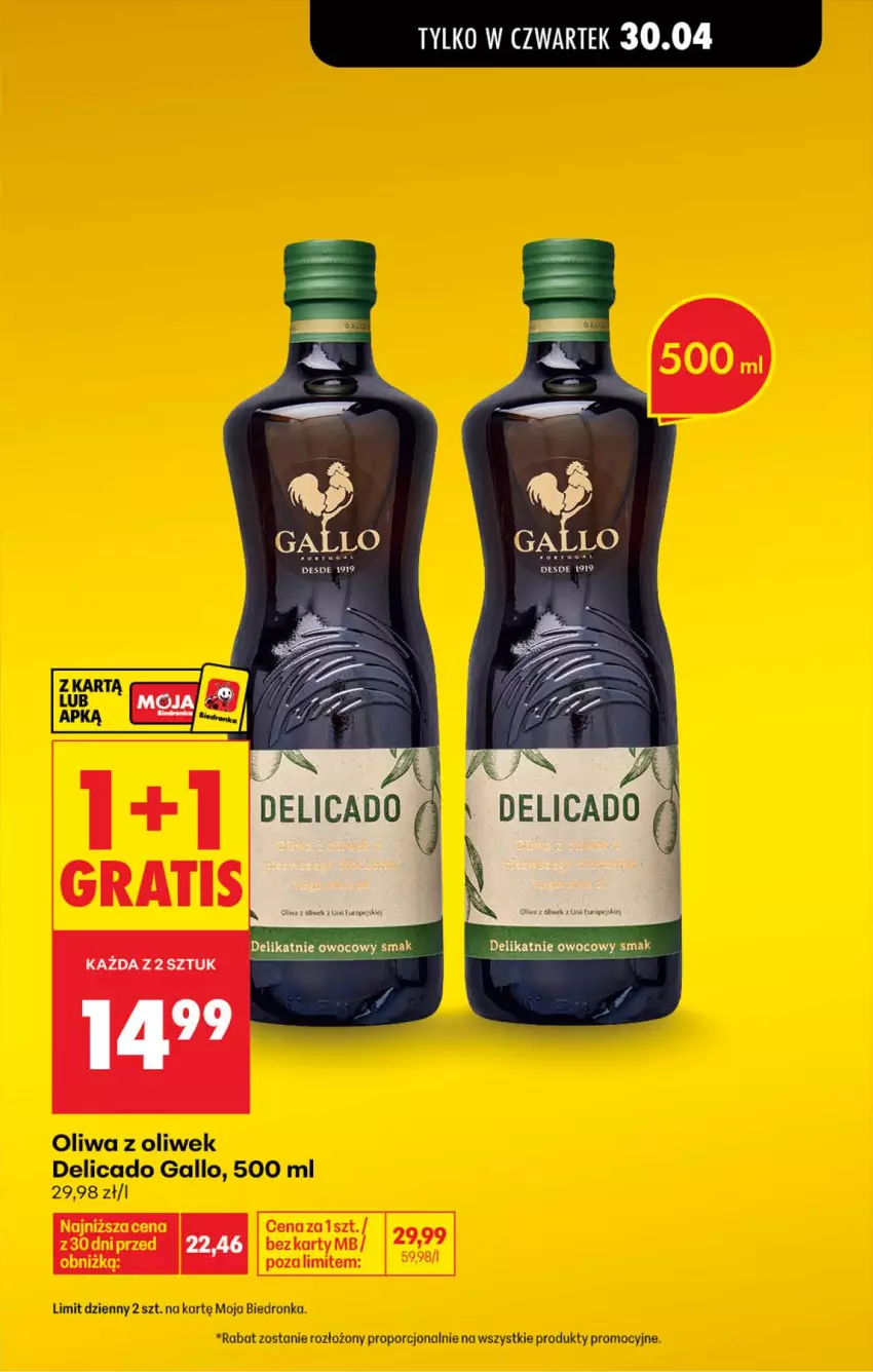 Gazetka promocyjna Biedronka - Od Środy - ważna 29.04 do 30.04.2026 - strona 19 - produkty: Gra, Oliwa, Oliwa z oliwek, Por