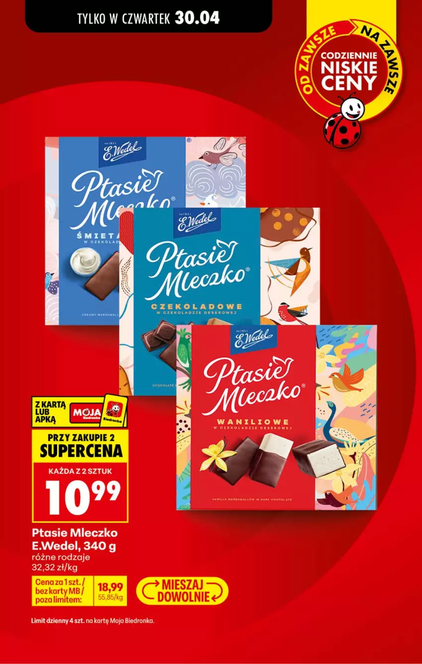 Gazetka promocyjna Biedronka - Od Środy - ważna 29.04 do 30.04.2026 - strona 27 - produkty: Mleczko, Ptasie mleczko