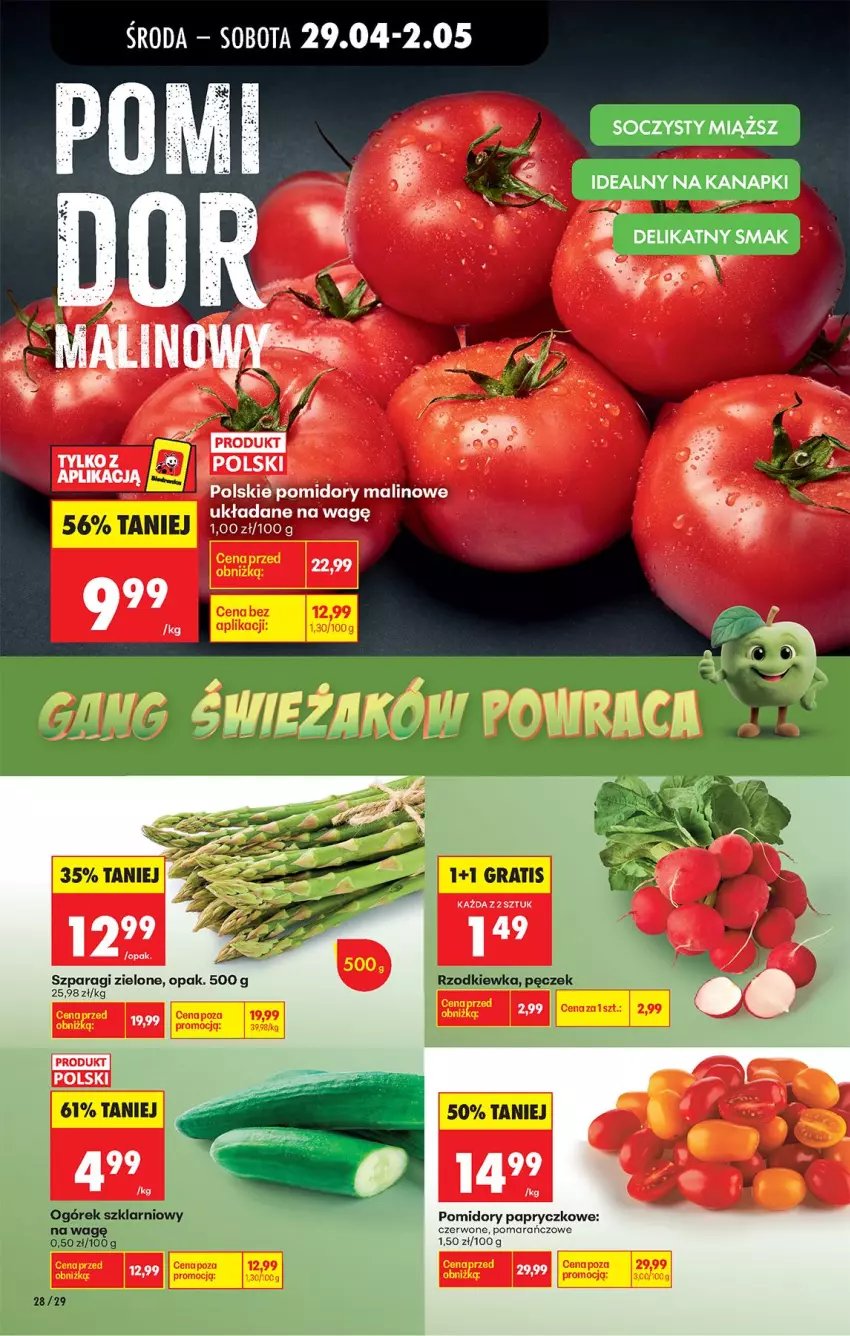 Gazetka promocyjna Biedronka - Od Środy - ważna 29.04 do 30.04.2026 - strona 44 - produkty: Fa, Mus, Pomidory