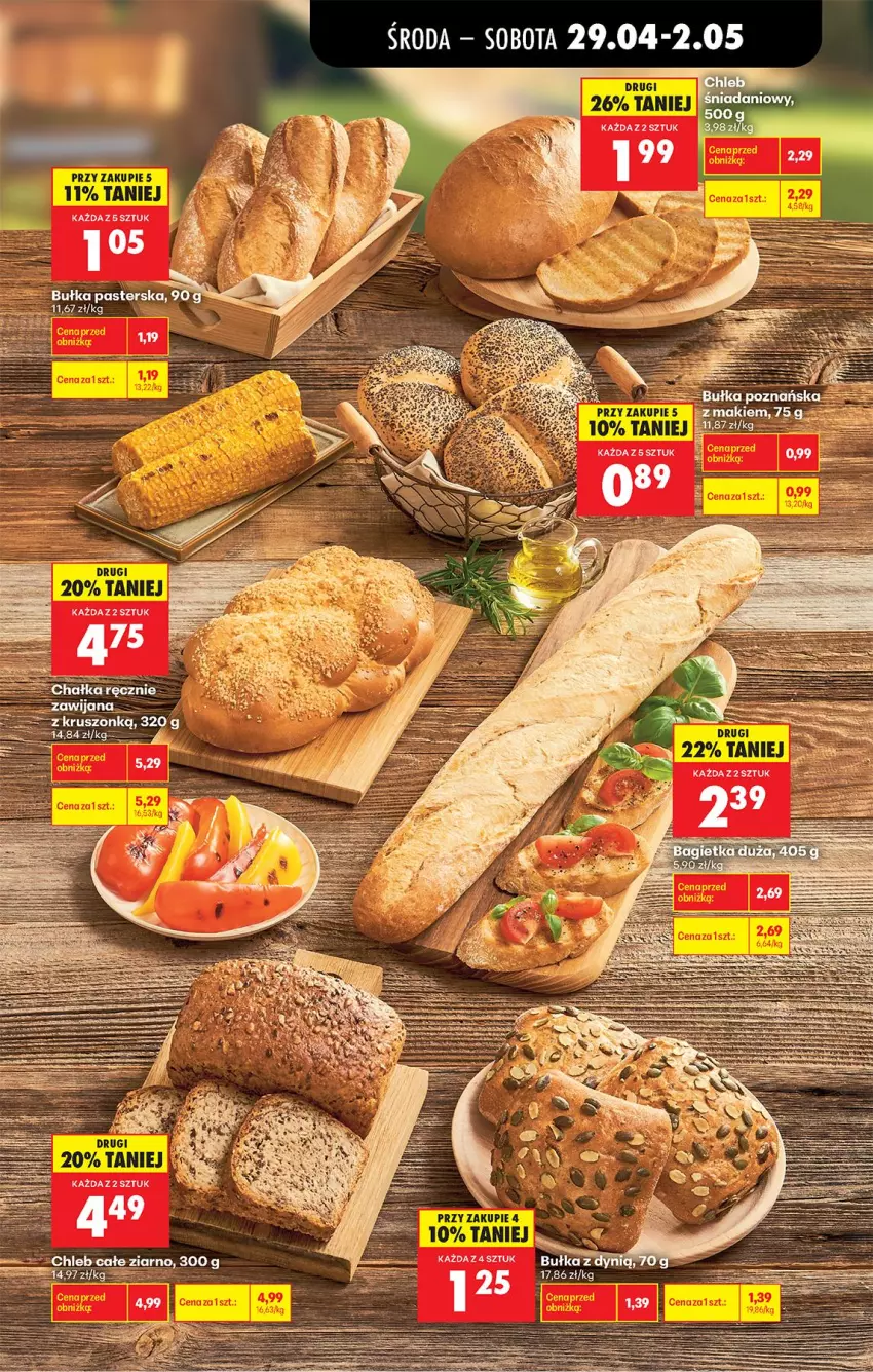 Gazetka promocyjna Biedronka - Od Środy - ważna 29.04 do 30.04.2026 - strona 53 - produkty: Bułka, Chleb