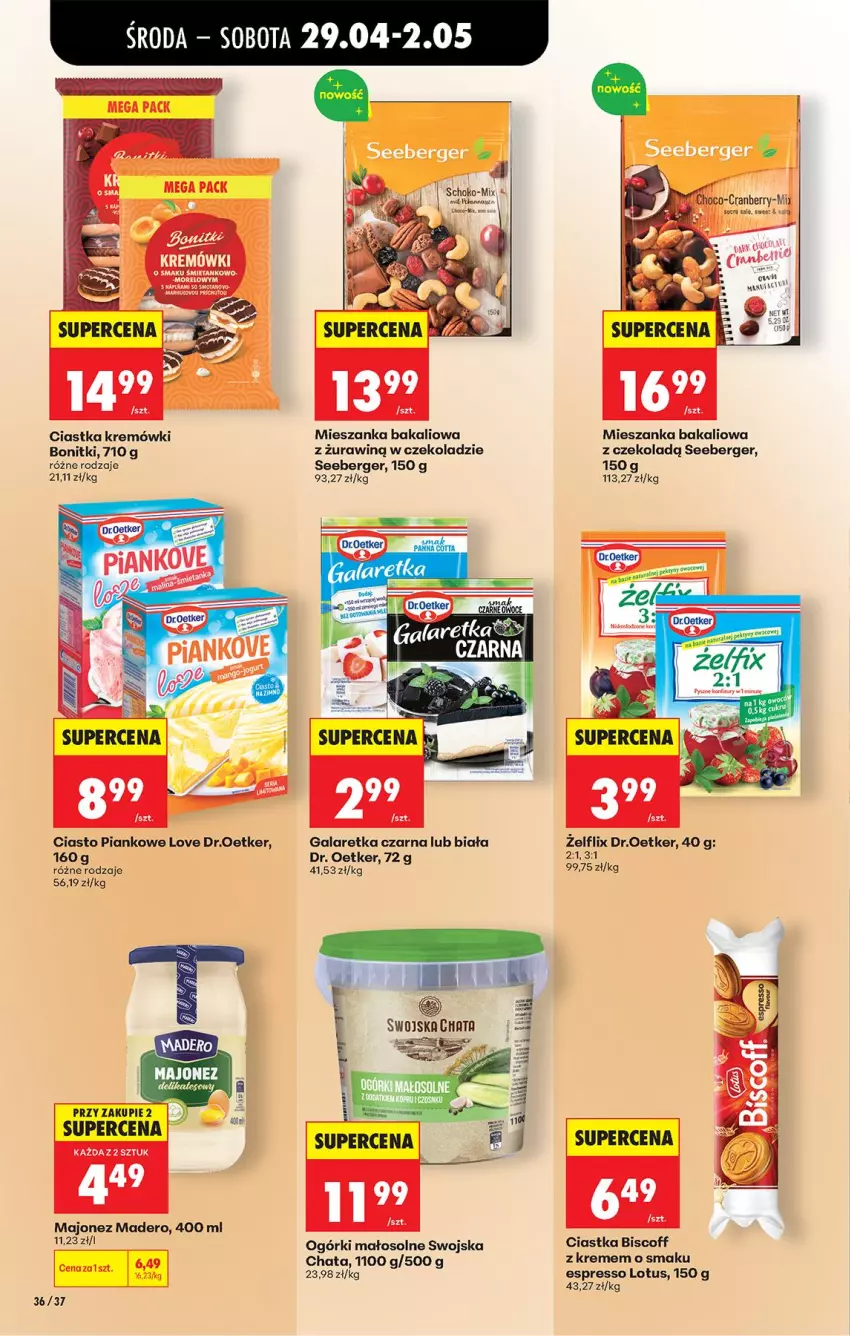 Gazetka promocyjna Biedronka - Od Środy - ważna 29.04 do 30.04.2026 - strona 56 - produkty: Bonitki, Ciastka, Dr. Oetker, Gala, Galaretka, Gra, LEGO, Majonez, Mieszanka bakaliowa