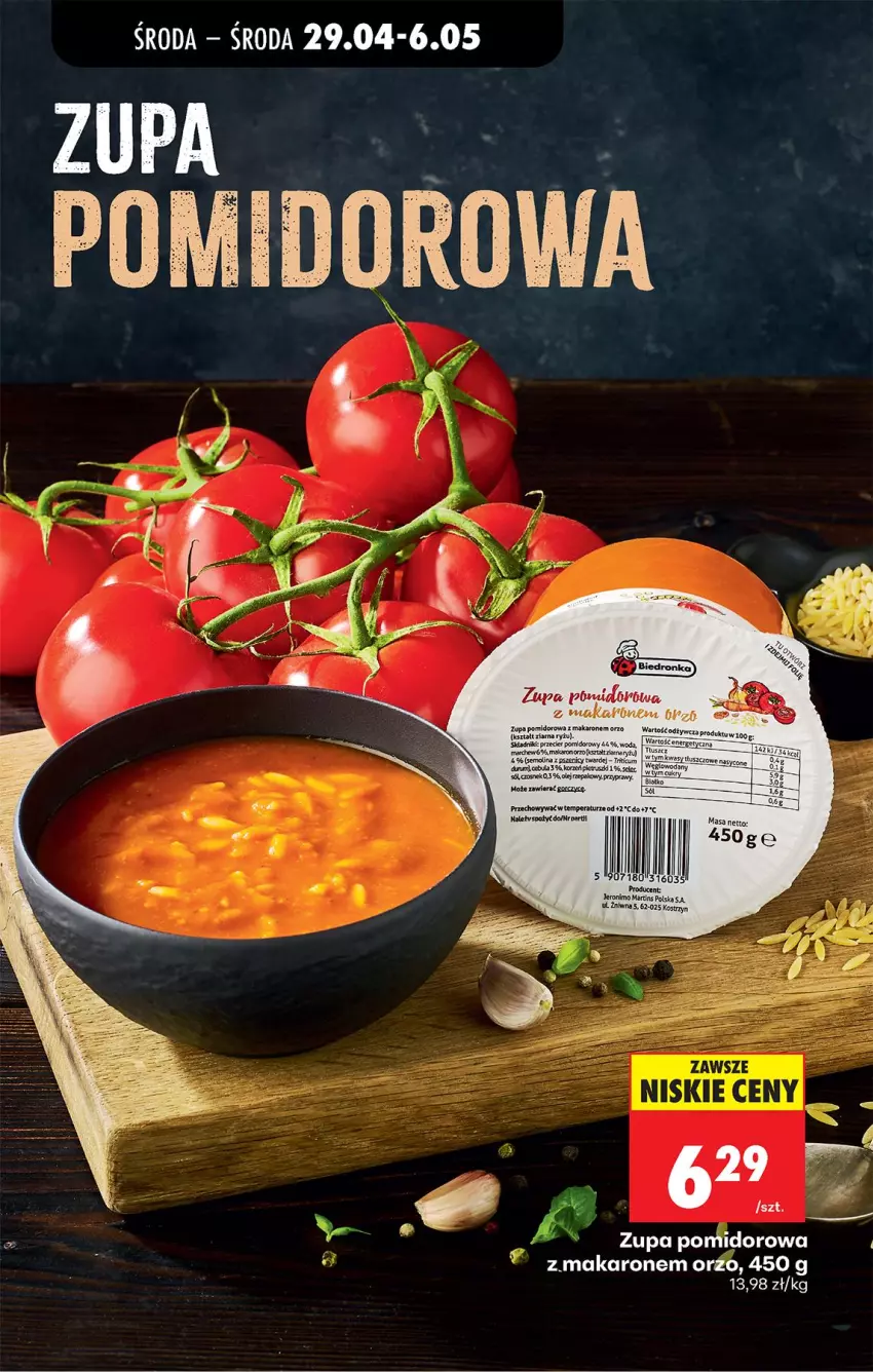 Gazetka promocyjna Biedronka - Od Środy - ważna 29.04 do 30.04.2026 - strona 70 - produkty: Czosnek, Makaron, Olej, Olej rzepakowy, Przyprawy, Rum, Ryż, Sól, Woda, Zupa