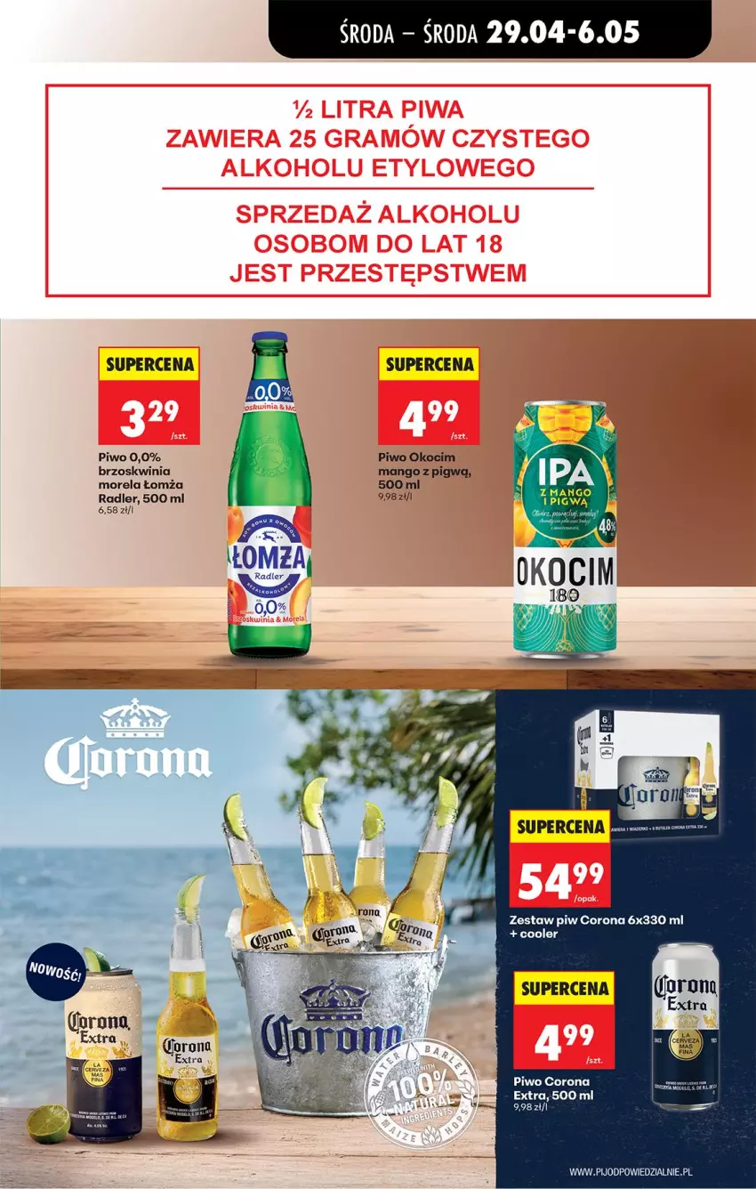 Gazetka promocyjna Biedronka - Od Środy - ważna 29.04 do 30.04.2026 - strona 82 - produkty: Koc, Mango, Morela, Okocim, Piwo, Radler