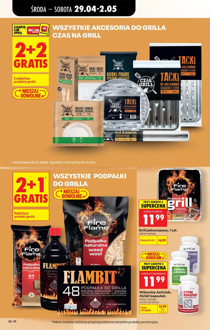 Gazetka promocyjna Biedronka - Od Środy - ważna 29.04 do 30.04.2026 - strona 89 - produkty: Cynk, Grill, Papier, Por, Talerz