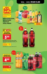 Gazetka promocyjna Biedronka - Od Środy - Gazetka - ważna od 30.04 do 30.04.2026 - strona 13 - produkty: NBA, Gin, Coca-Cola, Napoje, Napój gazowany, Smoothie, Fanta, Sprite, Napój, Imbir, Fa