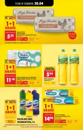 Gazetka promocyjna Biedronka - Od Środy - Gazetka - ważna od 30.04 do 30.04.2026 - strona 20 - produkty: Domestos, Kujawski, Rum, Por, Gin, Gra, Corega, Jaja, Płyn do wc, Olej rzepakowy, Olej