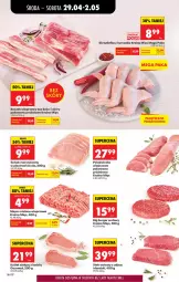 Gazetka promocyjna Biedronka - Od Środy - Gazetka - ważna od 30.04 do 30.04.2026 - strona 42 - produkty: Kurczak, Mięso mielone, Stek wołowy, Stek, Duda, Burger, Skrzydełka z kurczaka, Kotlet, Boczek, Mięso, Boczek wieprzowy, Fa