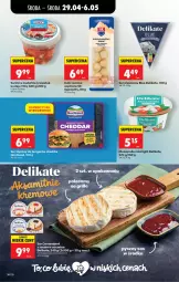 Gazetka promocyjna Biedronka - Od Środy - Gazetka - ważna od 30.04 do 30.04.2026 - strona 54 - produkty: Mozzarella, Top, Sos, Ser, Camembert, Hochland, Ser pleśniowy, Wino, Olej, Surimi, LG