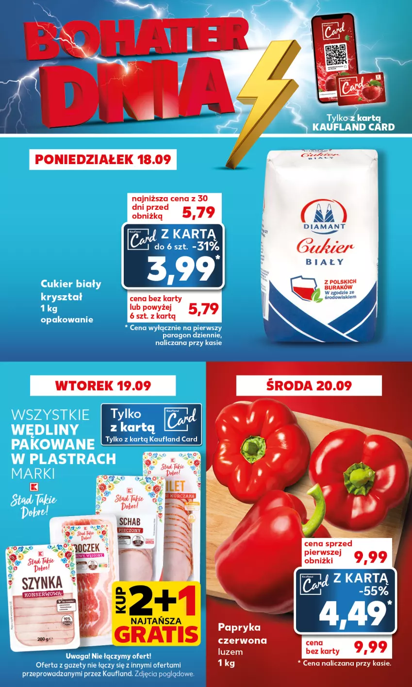 Gazetka promocyjna Kaufland - Mocny Start - ważna 18.09 do 20.09.2023 - strona 3 - produkty: Szynka