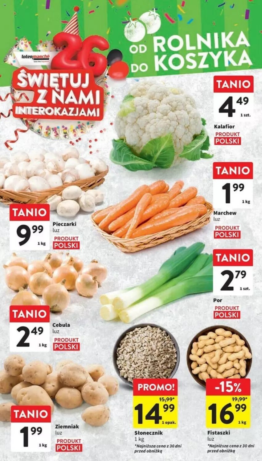 Gazetka promocyjna Intermarche - ważna 05.10 do 11.10.2023 - strona 8 - produkty: Cebula, Kalafior, Piec