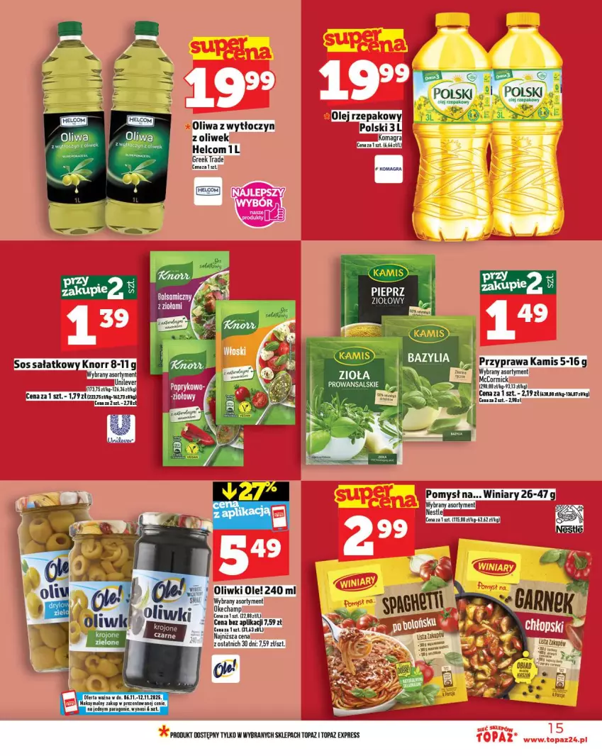 Gazetka promocyjna Topaz - Gazetka - ważna 06.11 do 12.11.2025 - strona 15