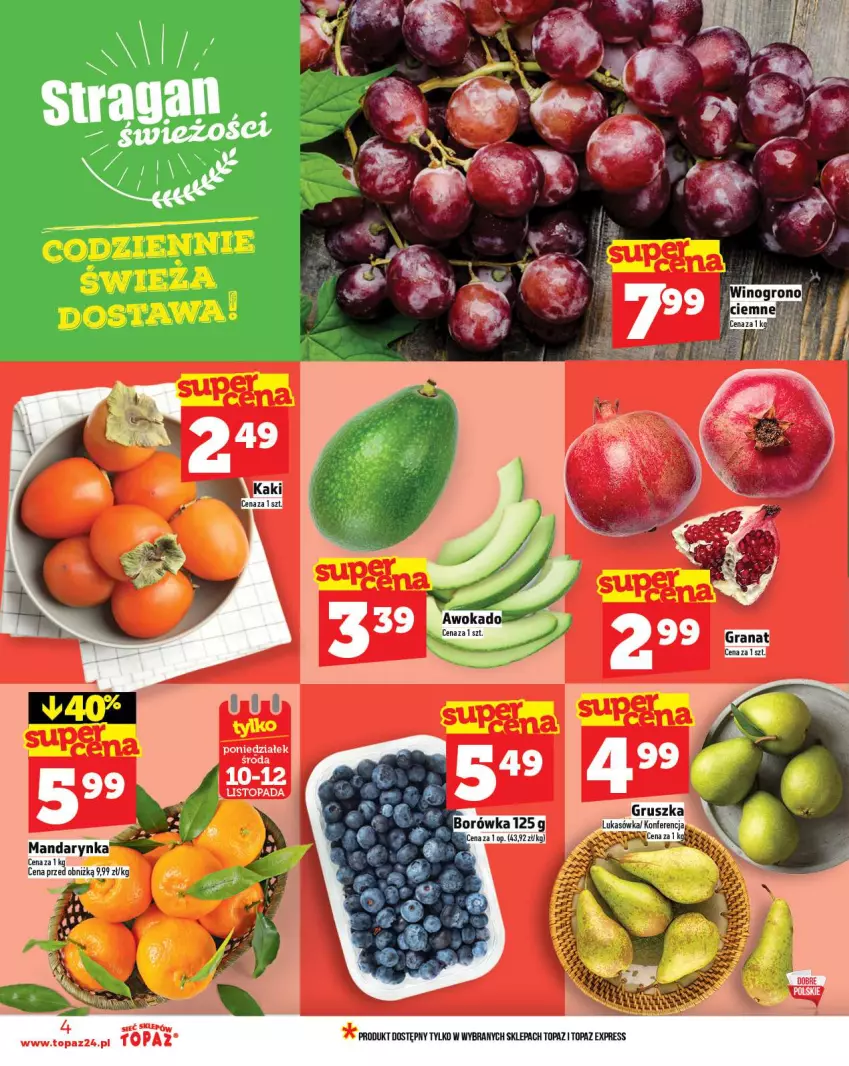 Gazetka promocyjna Topaz - Gazetka - ważna 06.11 do 12.11.2025 - strona 4 - produkty: Top