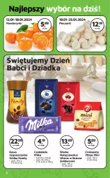 Gazetka promocyjna Odido - Gazetka - ważna od 25.01 do 25.01.2024 - strona 2 - produkty: Piec, Tchibo, Mandarynki, Kawa rozpuszczalna, Kawa, Croissant, Czekolada, Tchibo Family, Milka, Likier, Fa