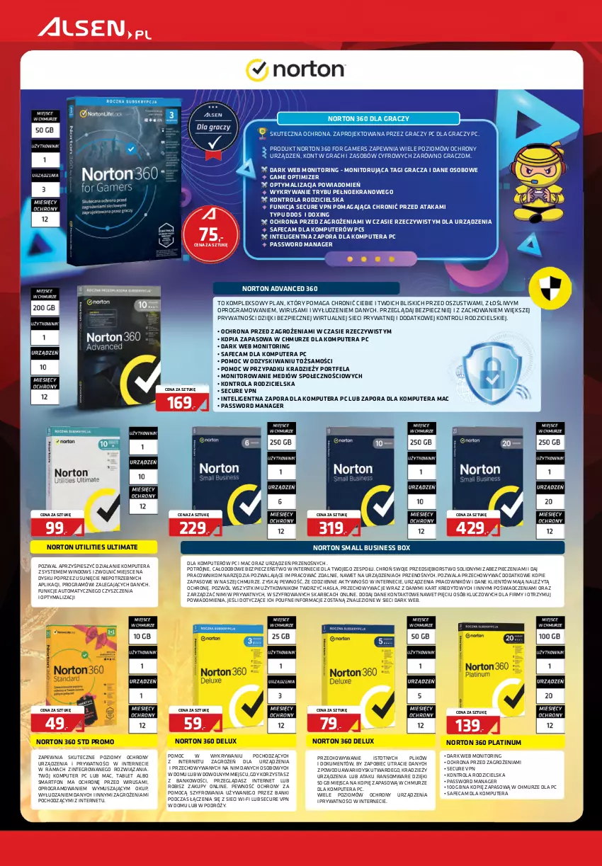 Gazetka promocyjna Alsen - Gazetka Alsen - ważna 01.02 do 28.02.2026 - strona 6 - produkty: Gra, Intel, Komputer, Monitor, Mus, Piec, Por, Rama, Smartfon, Tablet, Tera