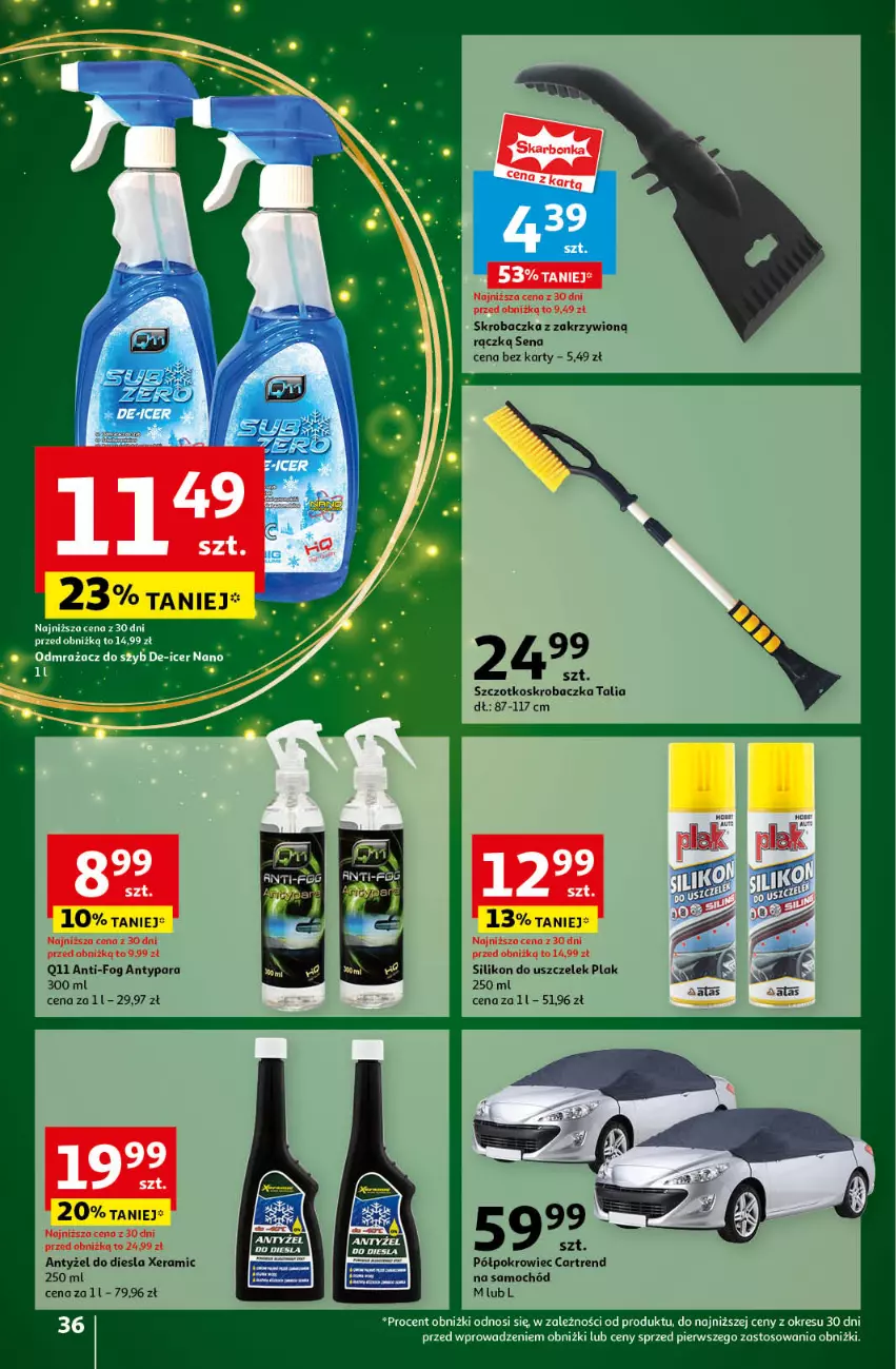 Gazetka promocyjna Auchan - Pewność Niskich Cen Hipermarket - ważna 14.11 do 20.11.2024 - strona 38 - produkty: Pokrowiec, Samochód, Silikon do uszczelek, Skrobaczka