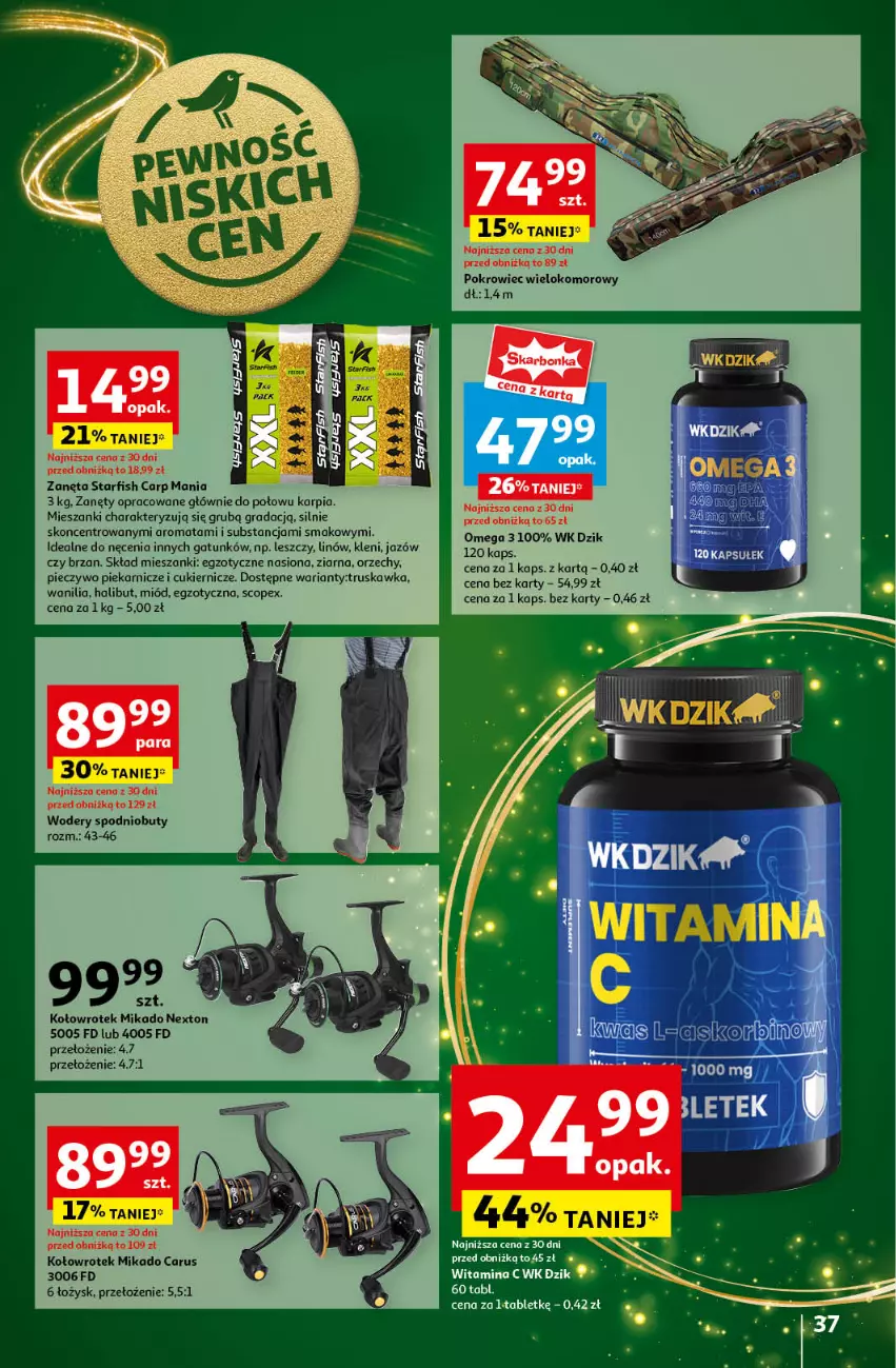 Gazetka promocyjna Auchan - Pewność Niskich Cen Hipermarket - ważna 14.11 do 20.11.2024 - strona 39 - produkty: Buty, Cukier, Gra, Halibut, Karp, LG, Miód, Piec, Pieczywo, Pokrowiec, Tablet