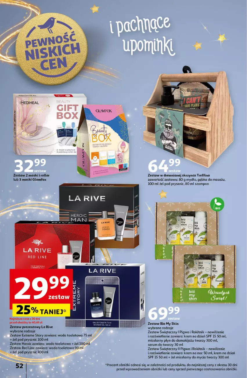 Gazetka promocyjna Auchan - Pewność Niskich Cen Hipermarket - ważna 14.11 do 20.11.2024 - strona 58 - produkty: Krem na dzień, Krem na noc, La Rive, Makijaż, Mydło, Roller, Rum, Ser, Serum, Serum do twarzy, Szampon, Woda, Woda toaletowa, Zestaw prezentowy