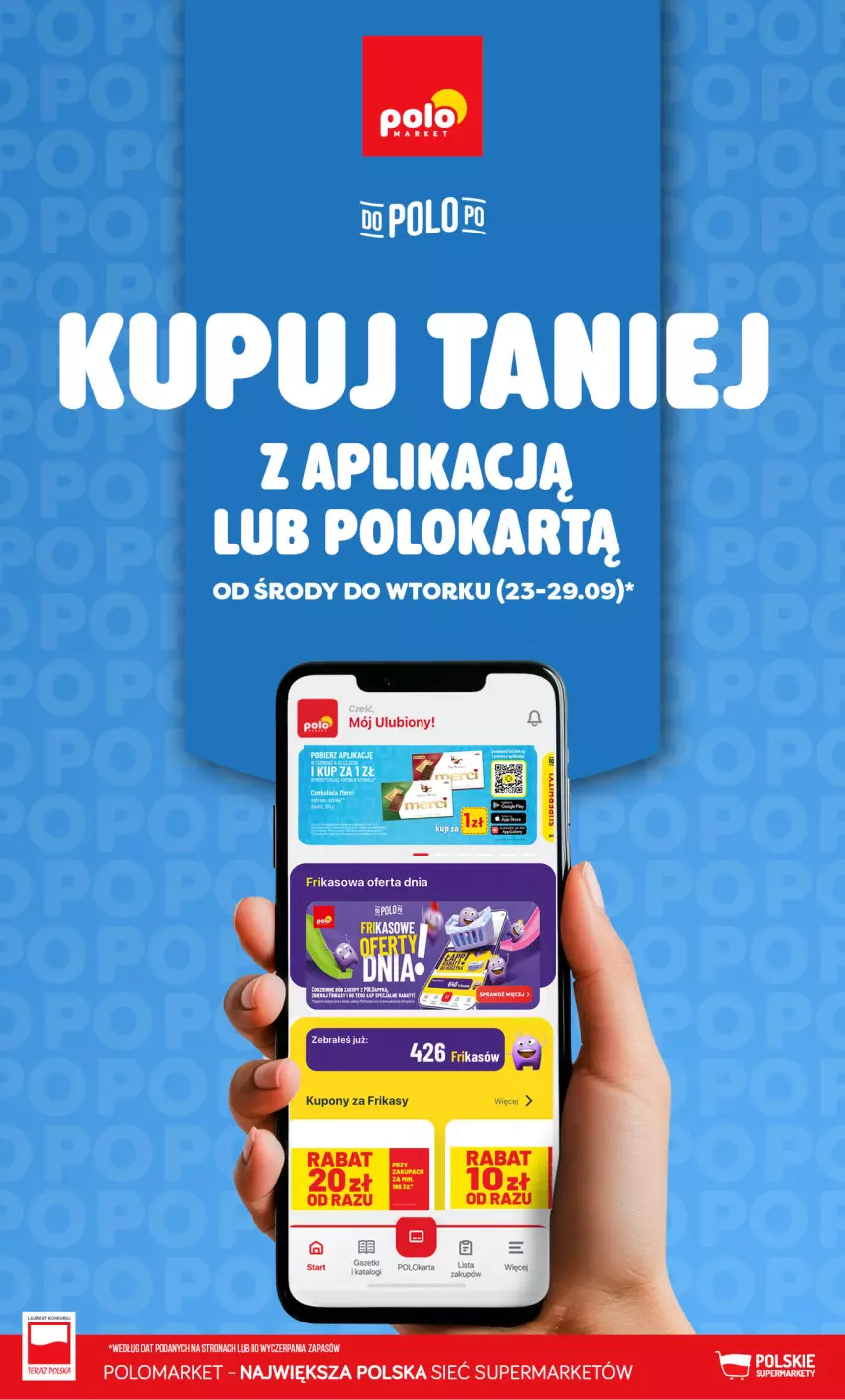 Gazetka promocyjna PoloMarket - Katalog Kupuj taniej z POLOappką - ważna 23.09 do 29.09.2026 - strona 1 - produkty: Laur