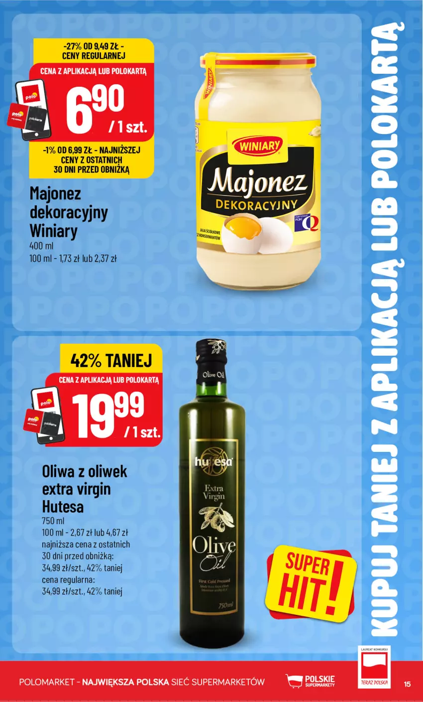 Gazetka promocyjna PoloMarket - Katalog Kupuj taniej z POLOappką - ważna 23.09 do 29.09.2026 - strona 15 - produkty: Gin, Oliwa, Oliwa z oliwek, Tera, Winiary