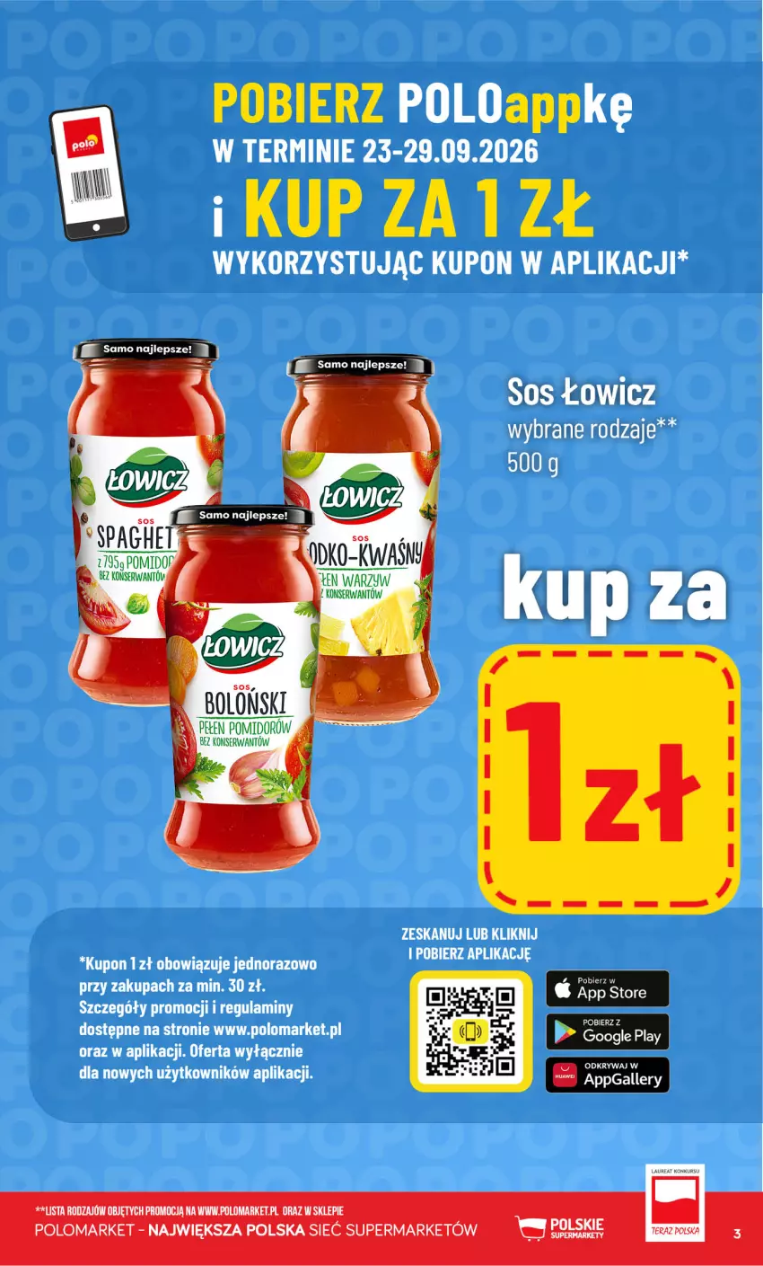 Gazetka promocyjna PoloMarket - Katalog Kupuj taniej z POLOappką - ważna 23.09 do 29.09.2026 - strona 3 - produkty: Tera