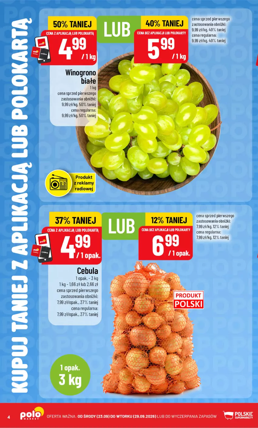 Gazetka promocyjna PoloMarket - Katalog Kupuj taniej z POLOappką - ważna 23.09 do 29.09.2026 - strona 4 - produkty: Wino