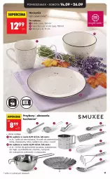 Gazetka promocyjna Biedronka - Okazje Tygodnia - Gazetka - ważna od 26.09 do 26.09.2026 - strona 11 - produkty: Ser, Por, Miseczka, Tłuczek, Trzepaczka, Tarka, Talerzyk, Talerz, Sitko, Wyciskarka, Kubek