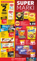 Gazetka promocyjna Kaufland - OFERTA TYGODNIA - Gazetka - ważna od 01.09 do 01.09.2021 - strona 12 - produkty: Piec, Princessa, Gra, Nesquik, Rama, Kinder Bueno, Dr Gerard, Wafelek, Herbata czarna, Chupa Chups, Tera, Lipton, Czekolada, Rurki, Baton, Lizaki, Herbata, Kakao, Napój, Kinder, Milka