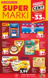 Gazetka promocyjna Kaufland - OFERTA TYGODNIA - Gazetka - ważna od 01.09 do 01.09.2021 - strona 8 - produkty: Piec, Ser, Danone, Brie, Président, Mlekovita, Actimel, Serek homogenizowany, Serek, Margaryna, Camembert, Edam, Morliny, Danio, Grill, Kasia, Napój, Kiełbasa, Mleko, Kiełbasa śląska