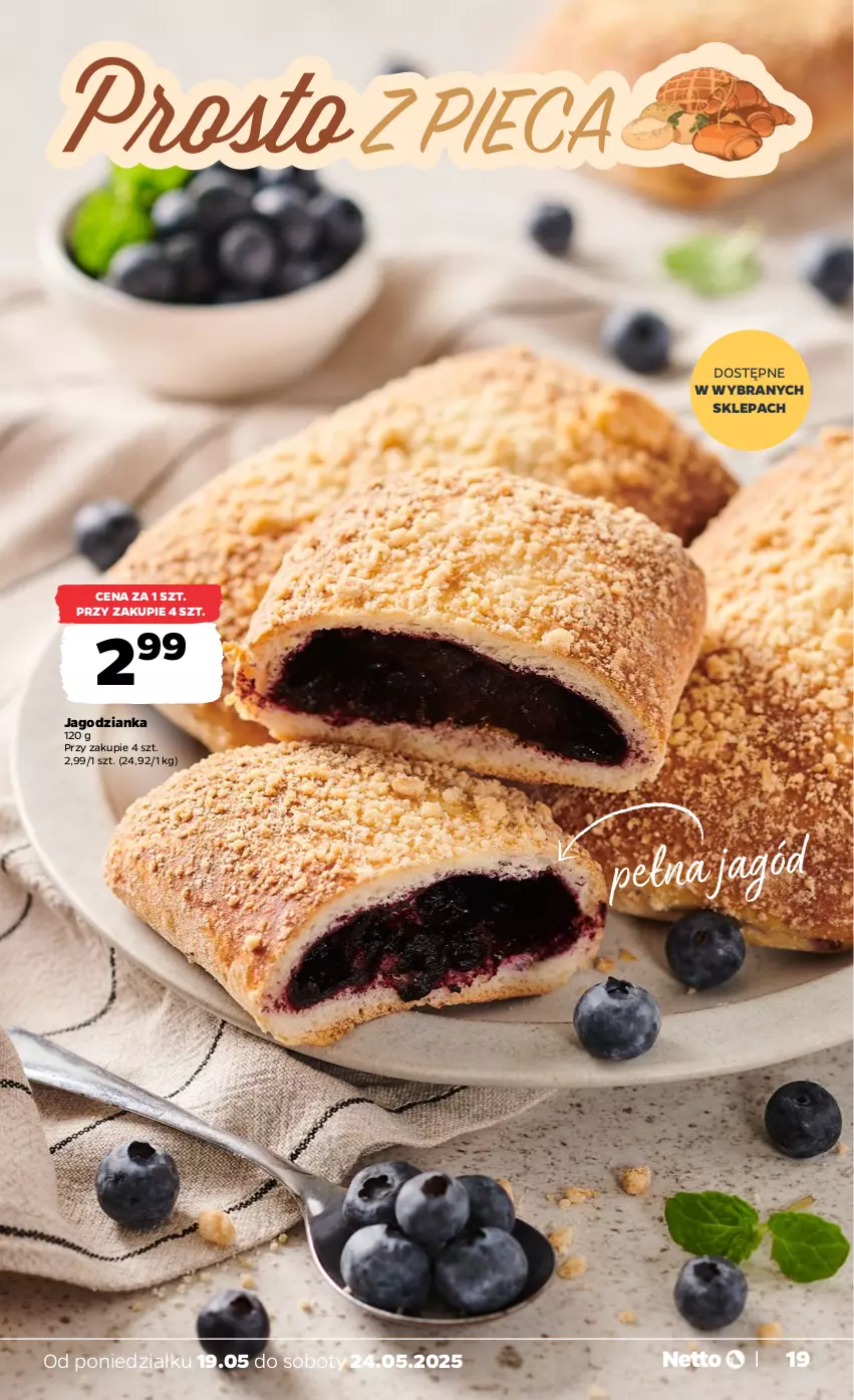 Gazetka promocyjna Netto - Od Poniedziałku - ważna 19.05 do 24.05.2025 - strona 19 - produkty: Jagodzianka