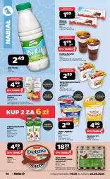 Gazetka promocyjna Netto - Od Poniedziałku - Gazetka - ważna od 24.05 do 24.05.2025 - strona 14 - produkty: Ser, Danone, Piątnica, Zott, Bell, Jaja, Jogurt, Kosz, Rolmlecz, Activia, Serek homogenizowany, Serek, Pudding, Bella, Delma, Mleczna kanapka, Jogobella, Jogurt pitny, Kefir, Kinder, Kokos