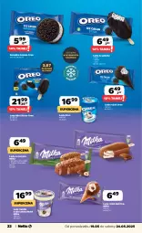 Gazetka promocyjna Netto - Od Poniedziałku - Gazetka - ważna od 24.05 do 24.05.2025 - strona 22 - produkty: Top, Lion, Lody, Oreo, Milka